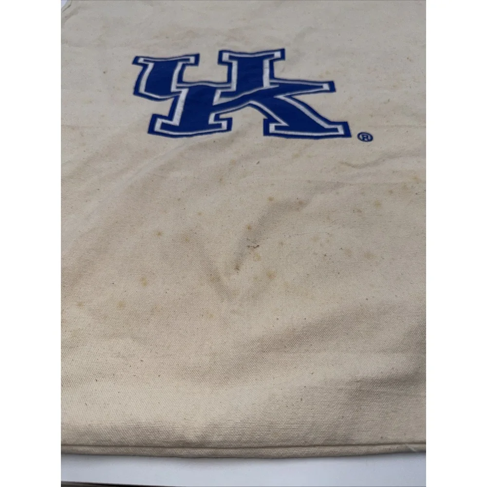Vintage Cotton Canvas University Of Kentucky Wildcats Laundry Bag 26x21